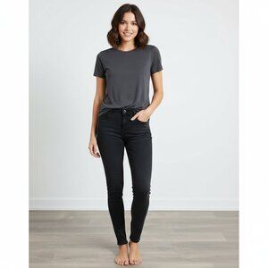 Garage Women’s Jeans High Rise Waist Jegging Stretch Denim Zipper Black Size 5